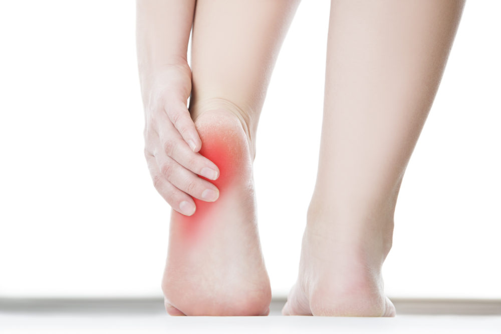 Plantar faciitis heel pain injury